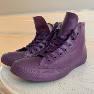 rubber converse purple